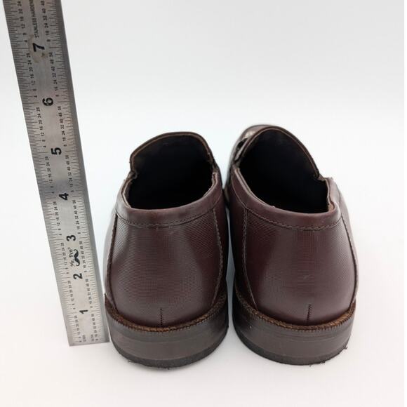 Johnston & Murphy Archer Bit Loafer Shoes Men\'s Mahogany Size US10.5 EU44